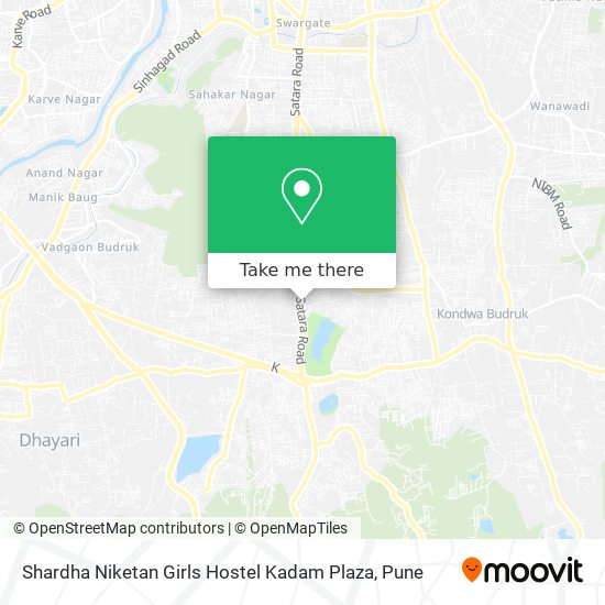 Shardha Niketan Girls Hostel Kadam Plaza map