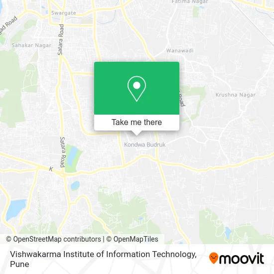 Vishwakarma Institute of Information Technology map