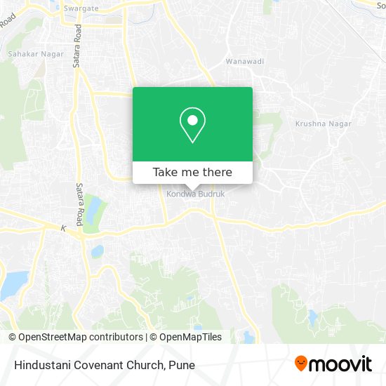 Hindustani Covenant Church map