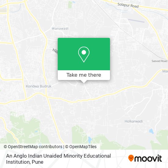 An Anglo Indian Unaided Minority Educational Institution map