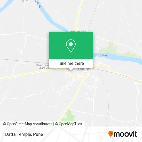 Datta Temple map
