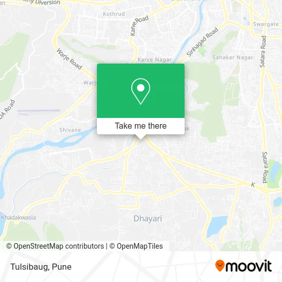 Tulsibaug map