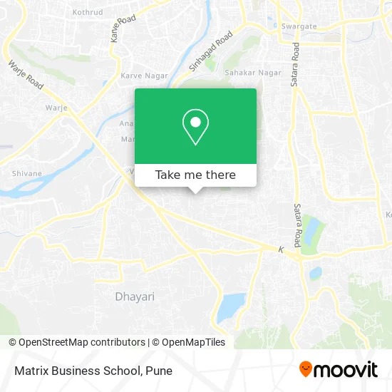 Matrix Business School map