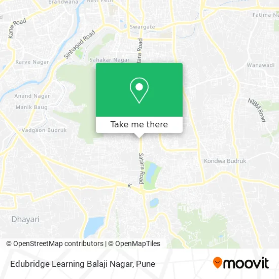 Edubridge Learning Balaji Nagar map