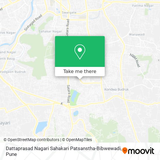 Dattaprasad Nagari Sahakari Patsanstha-Bibwewadi map