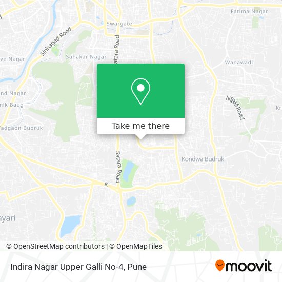 Indira Nagar Upper Galli No-4 map