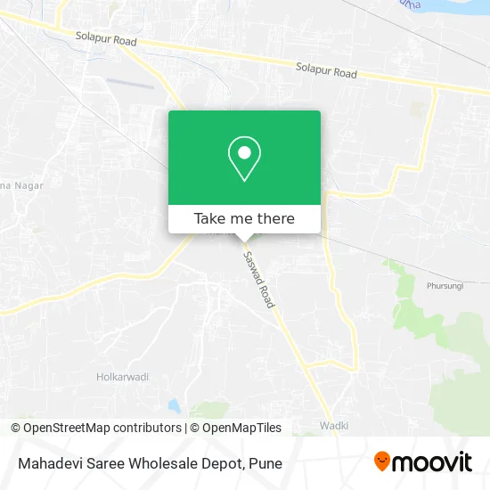 Mahadevi Saree Wholesale Depot map