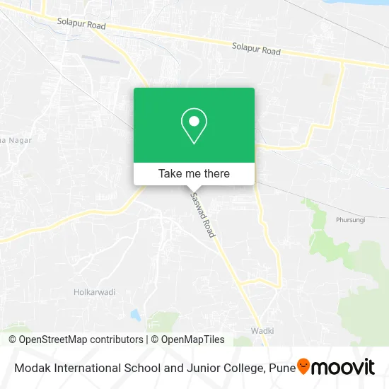 Modak International School & Jr College map