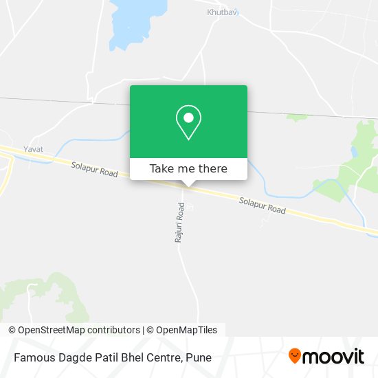 Famous Dagde Patil Bhel Centre map