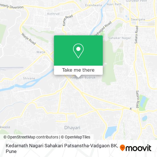 Kedarnath Nagari Sahakari Patsanstha-Vadgaon BK map