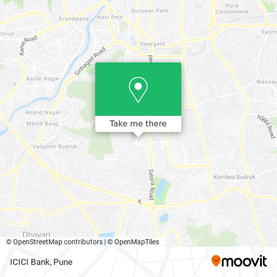 ICICI Bank map