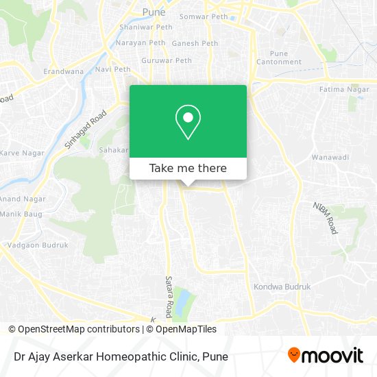 Dr Ajay Aserkar Homeopathic Clinic map