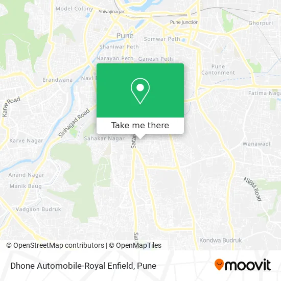 Dhone Automobile-Royal Enfield map