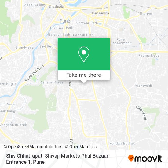 Shiv Chhatrapati Shivaji Markets Phul Bazaar Entrance 1 map