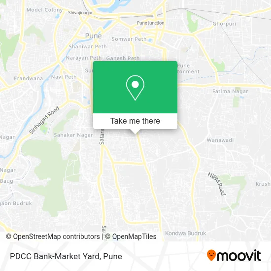 PDCC Bank-Market Yard map