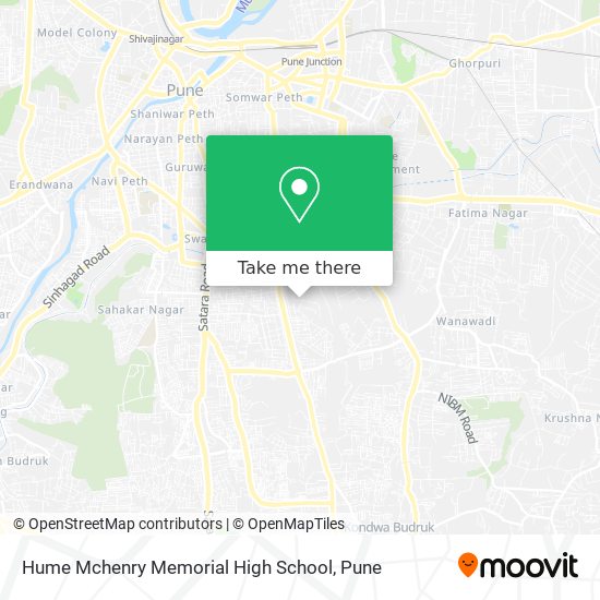 Hume Mchenry Memorial High School map