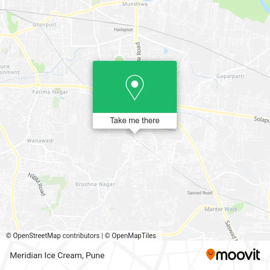 Meridian Ice Cream map