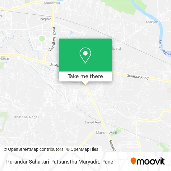 Purandar Sahakari Patsanstha Maryadit map
