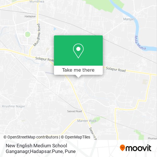 New English Medium School Ganganagr,Hadapsar.Pune map