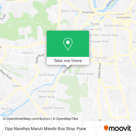 Opp Navshya Maruti Mandir Bus Stop map