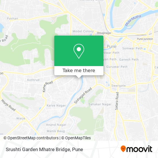 Srushti Garden Mhatre Bridge map