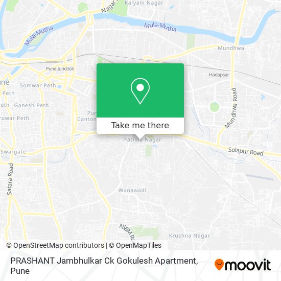 PRASHANT Jambhulkar Ck Gokulesh Apartment map