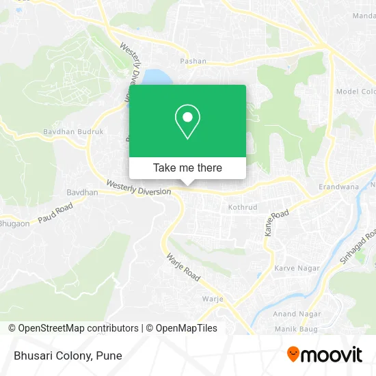 Bhusari Colony map