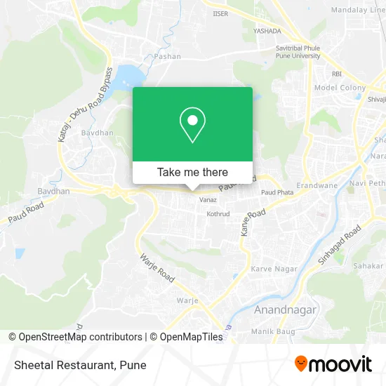 Sheetal Restaurant map