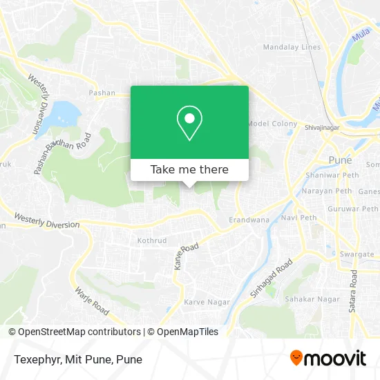 Texephyr, Mit Pune map