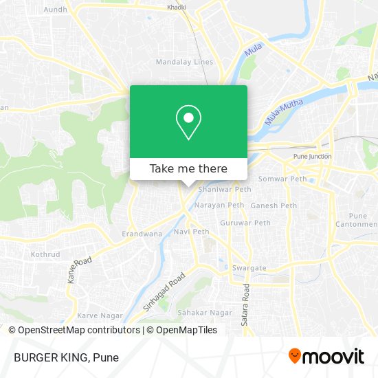 BURGER KING map