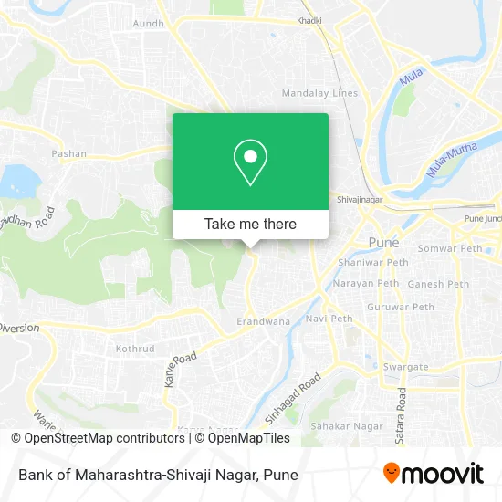 Bank of Maharashtra-Shivaji Nagar map