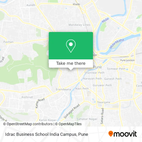 Idrac Business School India Campus map