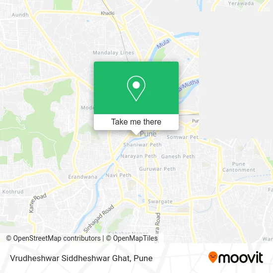 Vrudheshwar Siddheshwar Ghat map