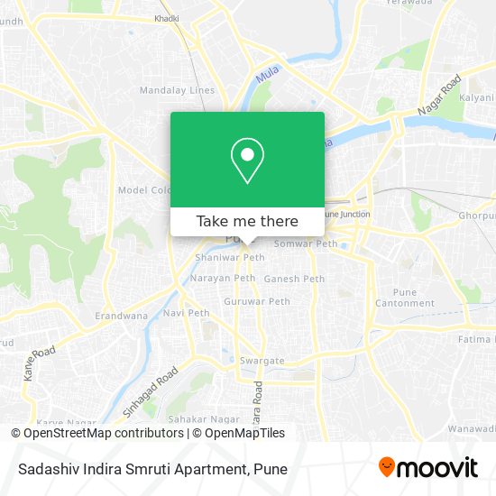 Sadashiv Indira Smruti Apartment map