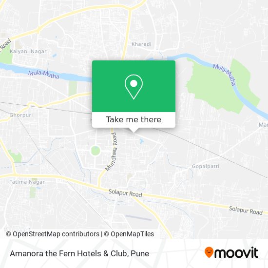 Amanora the Fern Hotels & Club map