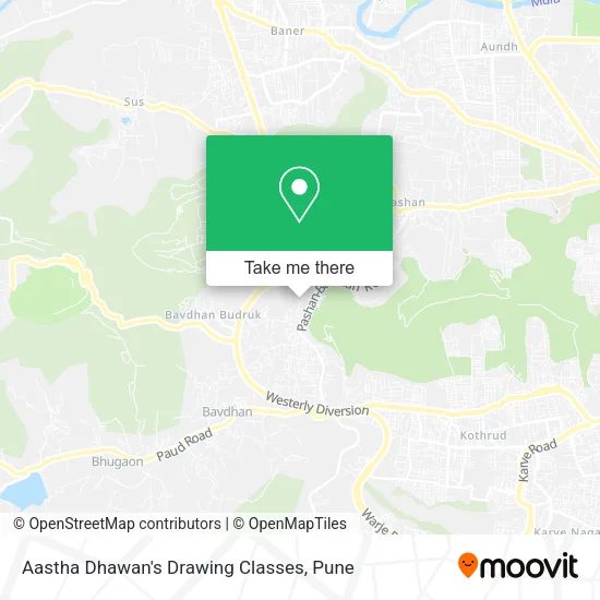 Aastha Dhawan's Drawing Classes map