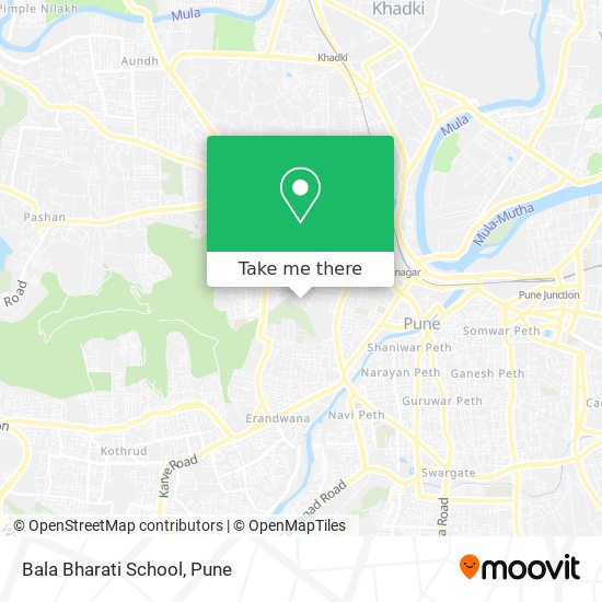 Bala Bharati School map