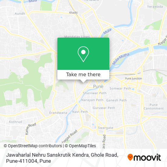 Jawaharlal Nehru Sanskrutik Kendra, Ghole Road, Pune-411004 map