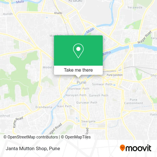 Janta Mutton Shop map