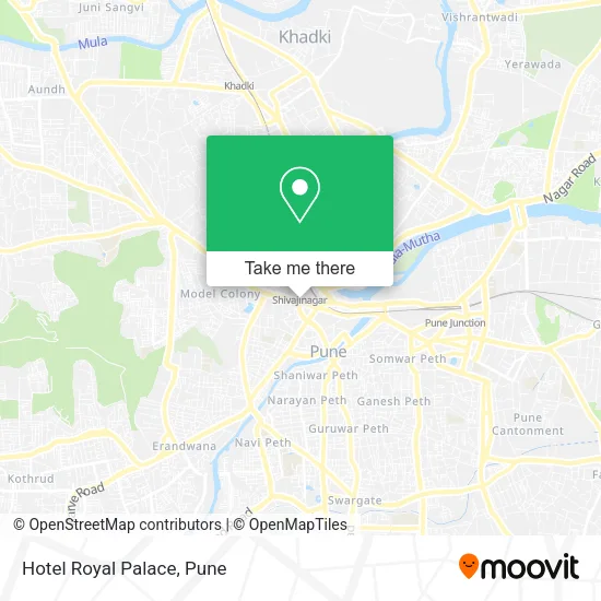 Hotel Royal Palace map