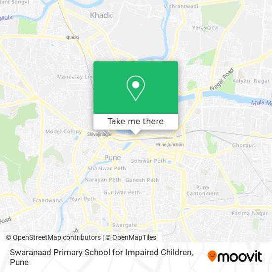 Swaranaad Primary School for Impaired Children map