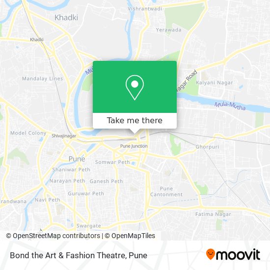 Bond the Art & Fashion Theatre map