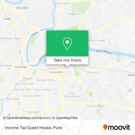 Income Tax Guest House map