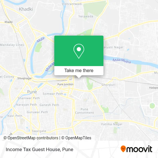 Income Tax Guest House map