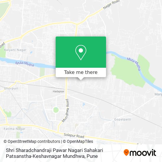 Shri Sharadchandraji Pawar Nagari Sahakari Patsanstha-Keshavnagar Mundhwa map