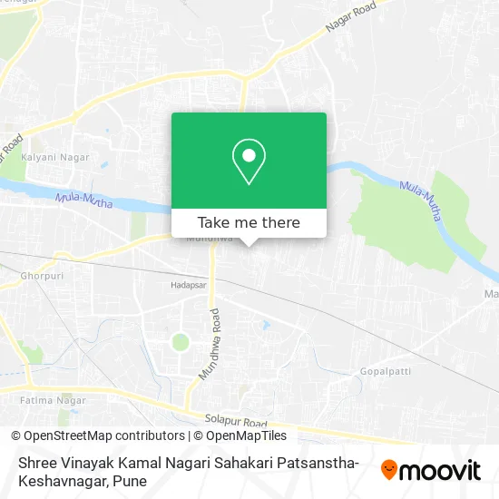 Shree Vinayak Kamal Nagari Sahakari Patsanstha-Keshavnagar map