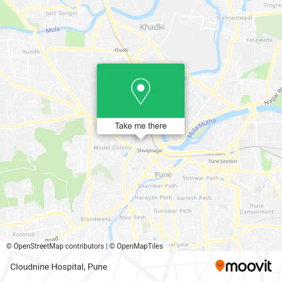 Cloudnine Hospital map