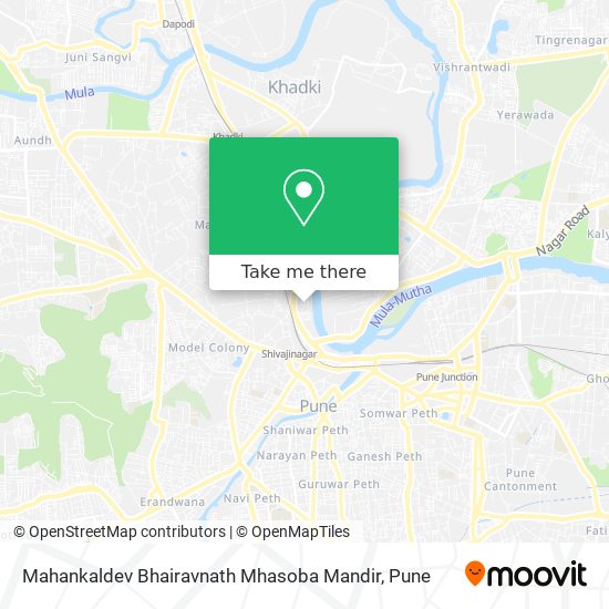 Mahankaldev Bhairavnath Mhasoba Mandir map