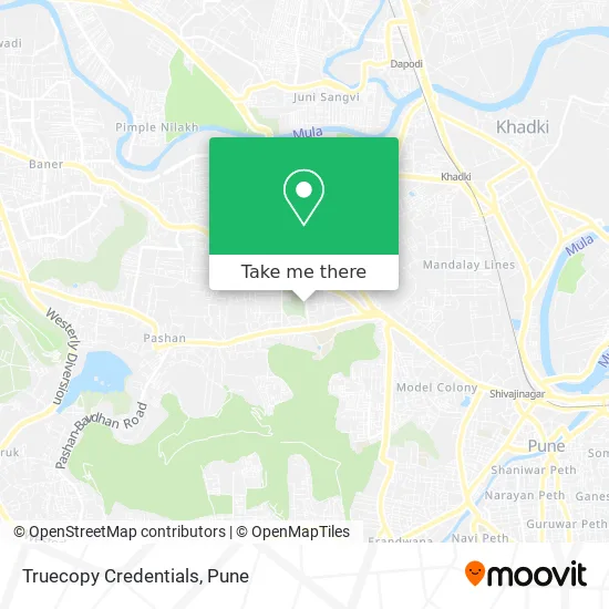 Truecopy Credentials map