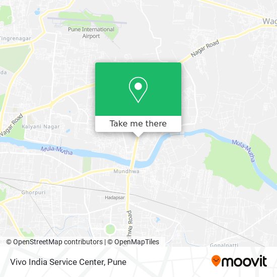 Vivo India Service Center map